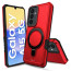 Vaku ® Samsung Galaxy A15 5G Astor Military Grade Armor Protective Case with Ring Bracket Kickstand Back cover