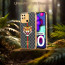 Vaku ® Xiaomi Redmi 10 4G Lynx Leather Stitched Gold Electroplated Soft TPU Back Cover Case