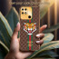 Vaku ® Xiaomi Redmi 10 4G Lynx Leather Stitched Gold Electroplated Soft TPU Back Cover Case