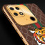 Vaku ® Xiaomi Redmi 10 4G Lynx Leather Stitched Gold Electroplated Soft TPU Back Cover Case