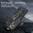 Vaku ® Xiaomi Redmi Note 12 5G Vanguard Military Grade Armor Case with Metal Belt Clip Kickstand Back Cover