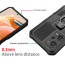 Vaku ® Xiaomi Redmi Note 12 5G Vanguard Military Grade Armor Case with Metal Belt Clip Kickstand Back Cover