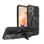 Vaku ® Xiaomi Redmi Note 12 5G Vanguard Military Grade Armor Case with Metal Belt Clip Kickstand Back Cover