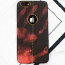 Vaku ® Apple iPhone 8 Lexza Volcano Fire Series Hot-Color Changing Double-Stitch Infinite Thermal Sensing Technology Back Cover
