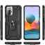 Vaku ® Xiaomi Redmi Note 10 Pro Hawk Ring Shock Proof Cover with Inbuilt Kickstand