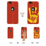 Vaku ® Apple iPhone 8 Lexza Volcano Fire Series Hot-Color Changing Double-Stitch Infinite Thermal Sensing Technology Back Cover