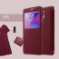 Baseus ® Samsung Galaxy Note 4 Smart Terse WindowView Suede Leather Case Flip Cover