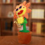 InterActiv™ Electronic Singing & Dancing with Lights Funny Soft Sunflower Plant Toy