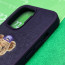 Santa Barbara Polo Club ® Apple iPhone 14 Pro Max Woven Bear Designer Series Leather Case Back Cover