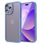 Vaku Luxos ® Apple iPhone 14 / 14 Plus / 14 Pro / 14 Pro Max Translucent Matte Armor Series Slim Protective Metal Camera Case Back Cover [ Only Back Cover ]