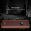 VAKU ® Apple iPhone 6 Plus / 6S Plus Vertical Leather Stitched Gold Electroplated Soft TPU Back Cover