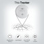 Vaku Luxos® ORLOK Tag Air GPS Tracker Smart Tag Item Finder Keychain for Luggage, Pets, Bag Compatible with Apple Find My App MFi Certified with Replaceable Battery