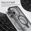 Vaku Luxos ® Apple iPhone 15 Pro Max Solace MagPro with Magnetic Alloy Ring Metal Kickstand Scratch Resistant Certified Mag-Safe Protection Cover