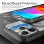 Vaku Luxos ® Apple iPhone 15 Pro Max Solace MagPro with Magnetic Alloy Ring Metal Kickstand Scratch Resistant Certified Mag-Safe Protection Cover