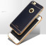 VAKU ® Apple iPhone 6 Plus / 6s Plus Leather Stitched Gold Electroplated Soft TPU Back Cover