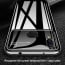 Vaku ® Vivo V9 Polarized Glass Glossy Edition PC 4 Frames + Ultra-Thin Case Back Cover