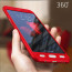 Vaku ® Samsung Galaxy J7 Max 360 Full Protection Metallic Finish 3-in-1 Ultra-thin Slim Front Case + Tempered + Back Cover