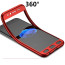 Vaku ® VIVO Y66 7D Series PC Case  Dual-Colour Finish 3-in-1 Ultra-thin Slim Front Case + Tempered + Back Cover