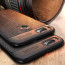Vaku ® Huawei Honor 7X Kowloon Double-Stitch Edition Silicone Leather Texture Finish Ultra-Thin Back Cover