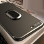 DUZHI ® Apple iPhone 8 Belgium Series Ultra-thin Metal Electroplating Splicing With Metal Holder + Stand PC Back Cover