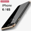VAKU ® Apple iPhone 6 / 6S Clint Series Ultra-thin Metal Electroplating Splicing PC Back Cover