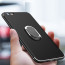 DUZHI ® Apple iPhone 8 Belgium Series Ultra-thin Metal Electroplating Splicing With Metal Holder + Stand PC Back Cover
