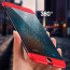 FCK ® Apple iPhone 8 3 IN 1 360 Series PC Case  Dual-Colour Finish 3-in-1 Ultra-thin Slim Front Case + Back Cover