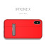 Vaku ® Apple iPhone X / XS Iron-Man Series Auto-Fit Magnetic Technology Strong & Light Metallic Aluminum Case with Inbuilt Kickstand + Tempered Glass Back Cover