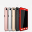 Vaku ® Vivo V5 / V5s 360 Full Protection Metallic Finish 3-in-1 Ultra-thin Slim Front Case + Tempered + Back Cover