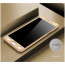 Vaku ® Oppo F1S 360 Full Protection Metallic Finish 3-in-1 Ultra-thin Slim Front Case + Tempered + Back Cover