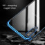 Vaku ® Samsung Galaxy A7 (2018) CAUSEWAY Series Electroplated Shine Bumper Finish Full-View Display + Ultra-thin Transparent Back Cover
