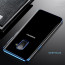 Vaku ® Samsung Galaxy A8 Plus CAUSEWAY Series Electroplated Shine Bumper Finish Full-View Display + Ultra-thin Transparent Back Cover