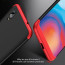FCK ® Vivo V11 Pro 3-in-1 360 Series PC Case Dual-Colour Finish Ultra-thin Slim Front Case + Back Cover