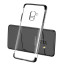Vaku ® Samsung Galaxy A8 Plus CAUSEWAY Series Electroplated Shine Bumper Finish Full-View Display + Ultra-thin Transparent Back Cover
