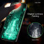 VAKU ® Apple iPhone X Luminous Printed Glass Shell Battery Glowing Case Back Cover