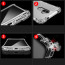 Vaku ® Huawei Honor 6X PureView Series Anti-Drop 4-Corner 360° Protection Full Transparent TPU Back Cover Transparent
