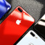 Vaku ® Apple iPhone 8 YAMADO Glass Case Wireless Edition Soft 4 Frames + Ultra-Thin Case Glass Cover