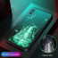VAKU ® Apple iPhone X Luminous Printed Glass Shell Battery Glowing Case Back Cover
