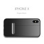 Vaku ® Apple iPhone X / XS Iron-Man Series Auto-Fit Magnetic Technology Strong & Light Metallic Aluminum Case with Inbuilt Kickstand + Tempered Glass Back Cover