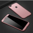 Vaku ® Oppo F5 / F5 Youth 360 Full Protection Metallic Finish 3-in-1 Ultra-thin Slim Front Case + Tempered + Back Cover