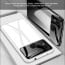 Vaku ® Vivo V9 Polarized Glass Glossy Edition PC 4 Frames + Ultra-Thin Case Back Cover