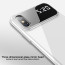 Vaku ® Apple iPhone X / XS LED Touch inbuilt Digital Clock Polarized Glass Glossy Edition Back Cover