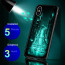 VAKU ® Apple iPhone X Luminous Printed Glass Shell Battery Glowing Case Back Cover