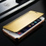 Vaku ® Apple iPhone 6 Plus / 6S Plus Mate Smart Awakening Mirror Folio Metal Electroplated PC Flip Cover