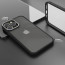 Vaku Luxos ® Apple iPhone 14 / 14 Plus / 14 Pro / 14 Pro Max Translucent Matte Armor Series Slim Protective Metal Camera Case Back Cover [ Only Back Cover ]