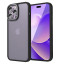 Vaku Luxos ® Apple iPhone 14 / 14 Plus / 14 Pro / 14 Pro Max Translucent Matte Armor Series Slim Protective Metal Camera Case Back Cover [ Only Back Cover ]