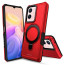 Vaku ® Vivo Y33s 5G Astor Military Grade Armor Protective Case with Ring Bracket Kickstand Back cover