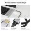 Vaku Luxos® ULTREZ Gold Plated 2M Nylon Braided Type-C to HDMI Cable, 4K@60Hz Resolution Compatible with MacBook, iPad, Laptop, Chromebook and TV