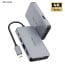Eller Sante  ® Ultron Rage 6IN1 USB-C VGA + Ethernet + HDMI 4K Docking Station for Apple Mac OS, iOS, Windows, Andriod System