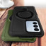 Vaku ® Vivo V27 5G Astor Military Grade Armor Protective Case with Ring Bracket Kickstand Back cover